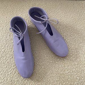 Martiniano Lavender booties